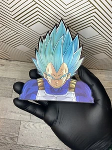 Dragonball Z Super Saiyajin Vegeta Gott blau 3D linsenförmige Bewegung Auto Aufkleber Decal - Bild 1 von 8