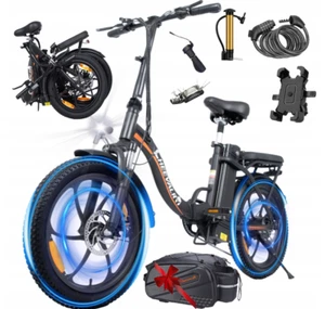Cheevalry C16 20 Zoll Elektrofahrrad 48V 16AH Faltbar Cityräder E-Bike Bis 100KM - Bild 1 von 20