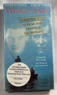 Wings of Fame VHS Promo Screener 1993 Peter O'Toole Colin Firth Sealed - Image 1 of 4