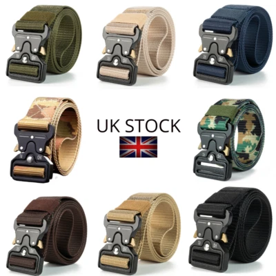 10 Colores Cinturón Táctico Multifuncional Liberación Rápida Exterior Entrenamiento Militar - Imagen 1 de 3