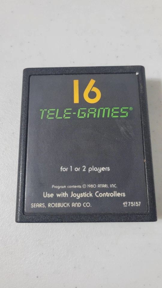  Sears Tele-games (Atari 2600) Game Cartridge, 16 Tele-Games  - Image 1 of 1