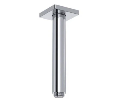 "Brazo de ducha Robles de 7"" de alcance para montaje en techo con escudo cuadrado 70527SAAPC, cromo" Foto 1 de 3