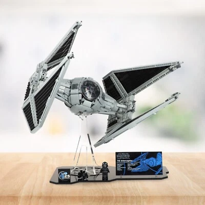 PLEXICO Vitrineständer für Lego 75382 TIE Interceptor