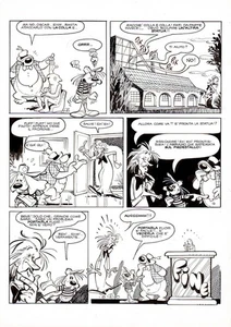 G. CAVAZZANO - Original Tafel nicht Disney Oscar und Tango Bildhauer S.5 - Bild 1 von 1