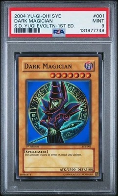 2004 Yu-Gi-Oh! Dark Magician Starter Deck: Yugi Evolution SYE 1st Ed Super PSA 9 - Image 1 of 2