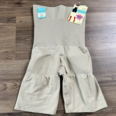 Love Your Assets Sara Blakey Prendas moldeadoras Grandes Beige Cintura Alta Pantalones Cortos Spanx Nuevos con Etiquetas Foto 1 de 4