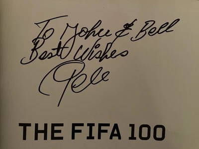 Pelé Firmado e Inscrito El Libro FIFA 100, 2004  Foto 1 de 4