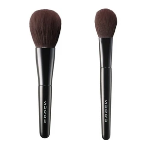 SUQQU FACE POWDER BRUSH　with FACE COLOR BRUSH From Japan Fedex - Picture 1 of 3