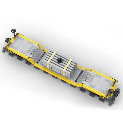 Hot Sale Center Drop Train Car 532 Pieces Building Toys Set MOC Build - Image 1 of 4