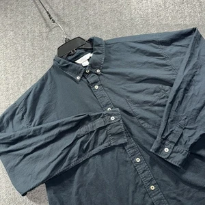 Fresh Produce Shirt Mens 2XL Black Long Sleeve Button Up Pocket Casual Cotton - Picture 1 of 9