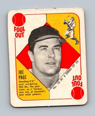 1951 Topps Blue Back #10 Joe Page VGEX-EX Vintage Baseball Card - Image 1 of 2