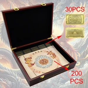200 pezzi e 30 barre China Dragon & Phoenix 100 quintilioni certificati carta UV - Foto 1 di 5