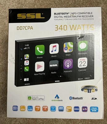 Sound Storm Laboratories DD7CPA Apple CarPlay/Android Auto Car Multimedia Player - Image 1 of 3