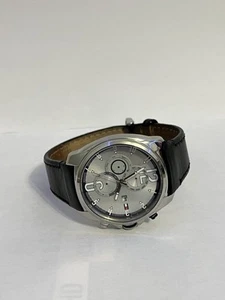 Tommy Hilfiger 1751141202 Men's Black LeatherStrap Working Mint White Dial 46mm - Picture 1 of 8