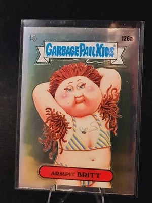Armpit Britt #126a 2021 Chrome Garbage Pail Kids Original Series 4 Base L0144A - Image 1 of 2