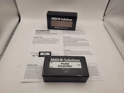 Midi Solutions Pedal Footswitch Controller with Box and Manual - Image 1 of 4