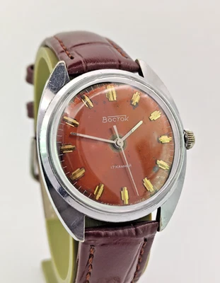 Vintage Vostok USSR Men's Watch 2409A – 17 Jewels 1970s Working Aged Dial - Image 1 of 4