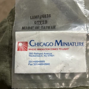 Pack De 10, Chicago Miniatura, 6838-1001 Lámpara Azul, Incandescente, Mini Bombilla - Imagen 1 de 2