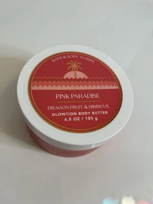 Bath & Body Works Pink Paradise Dragon Fruit & Hibiscus Glowtion Body Butter New - Image 1 of 2