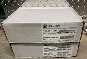 Lot Of(2)Polycom MicPod Accessory VSX 10 FT PN#2215-20260-001  PN#2215-20730-001 - Picture 1 of 7
