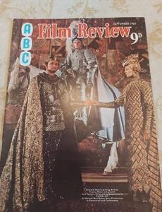Vintage ABC Film Review Magazine SEPTEMBER 1968 Camelot Green Berets Sinatra - Picture 1 of 7