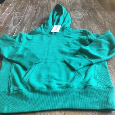 Sudadera con capucha manga larga KatieJ Nyc talla M en verde  Foto 1 de 2