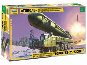 Zvezda 1/72 Russian Intercontinental Ballistic Missile Launcher Topol SS-25 Sick - Picture 1 of 10