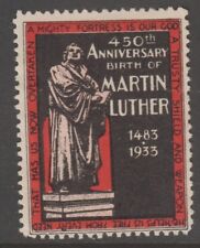 USA Martin Luther 1933 timbre Cendrillon 6-12-21 pas de gomme