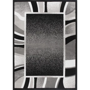 Home Dynamix Lyndhurst Premium Modern Bordered Blue Black/Gray Area Rug 1'10" x - Picture 1 of 4