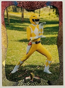 1994 Saban Mighty Morphine Power Rangers Power Foil Trading Card Yellow Ranger - Picture 1 of 2