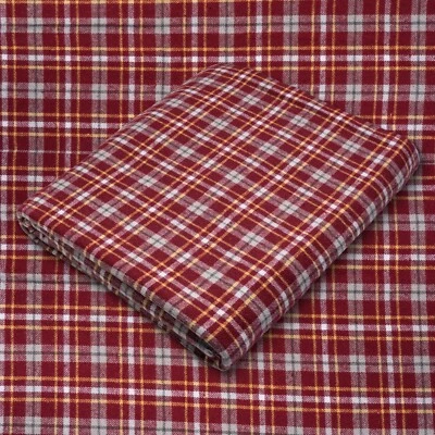 Red Tartan Plaid Cotton Flannel Fabric - 60" Wide - Sold by the Yard and Bolt - Image 1 of 4