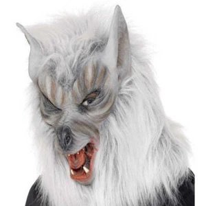 Wolf Mask Adult Silver - Picture 1 of 2