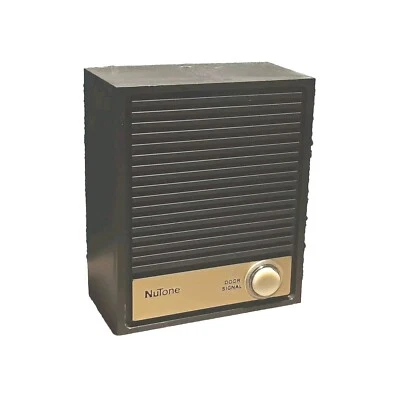 Altavoz de puerta montado en superficie NuTone® ISB64 (marrón oscuro/borde de latón) Foto 1 de 4