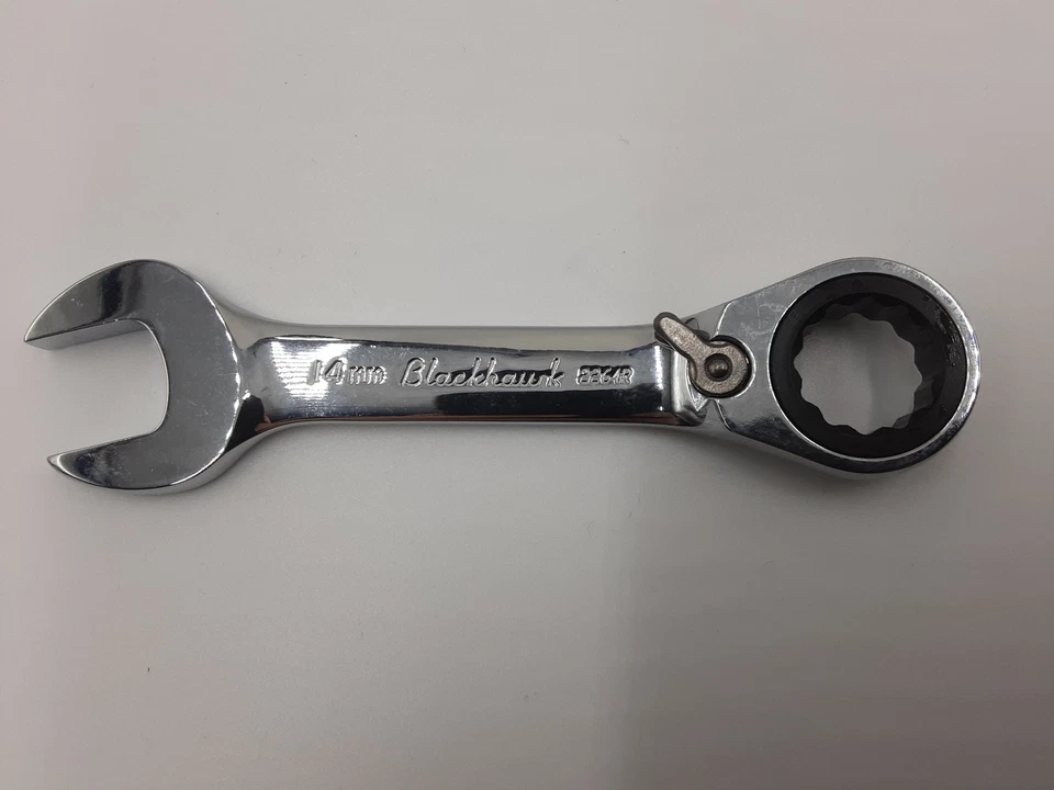 Blackhawk BW-2264R Combination Stubby Reversible Ratcheting Wrench 14mm 12 Point - Image 1 of 1