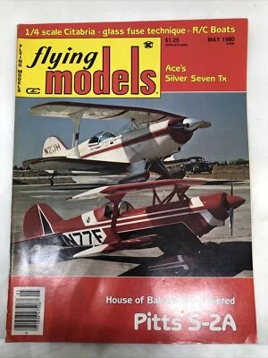 Vintage Flying Models Magazine May 1980 House OF Balsa .40 Pitts S-2a m305 - Image 1 of 4