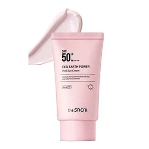 [ the SAEM ]  Eco Earth Power Pink Sun Cream SPF50+ PA++++ 50g - Picture 1 of 1