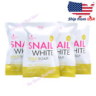 Precious Skin Thailand Snail White Face & Body Gold Soap 70g x 4 - Ship from USA