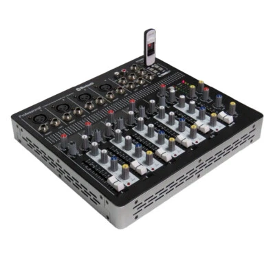 6CH USB Mp3 Bluetooth Mixer Console 10CH DJ Church PA Stage Party Mixer Mixing - Image 1 of 4