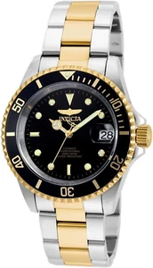 Invicta Pro Diver 40mm Two-Tone Automatic Stainelss Steal Watch - Black Dial - Picture 1 of 12