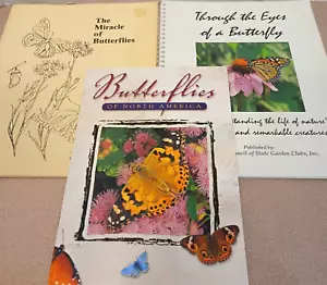 Schmetterling Bücher 3 Stück Schmetterlinge Nordamerikas Das Wunder der Schmetterlinge - Bild 1 von 13