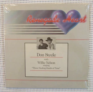 DON STEELE • WILLIE NELSON Renegade Heart Orig '86 Mint Sealed Folk Country LP - Picture 1 of 1