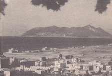 TERRACINA ( Latina ) - Panorama con il Monte Circeo...leggete IL QUOTIDIANO