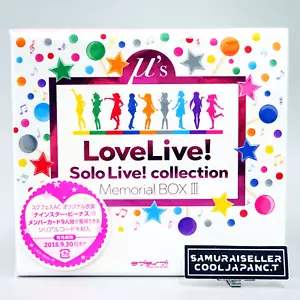 Love Live LoveLive Solo Live Collection Memorial BOX III CD Japan LACA-39600 NEW - Picture 1 of 6