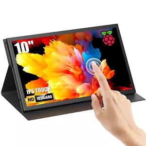 APROTII Small 10inch Hdmi Usb-c Monitor Touch Screen Second Display for Computer - Picture 1 of 8