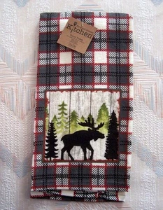 Moose Terry Kitchen Towel Simple Living Moose Pattern Kay Dee - Bild 1 von 2