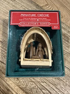 Hallmark Miniature Creche #1 In Series Nativity Ornament 1985 NOS - Picture 1 of 1