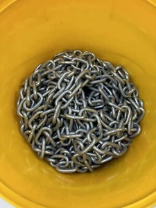 1/4 Inch x 141 Ft Grade 30 Galvanized Proof Coil Chain for Boats - Picture 1 of 6