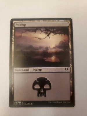 MTG Swamp (333) Commander 2015 333/342 Regular Land - Image 1 of 2