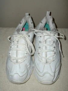 Zapatos deportivos para mujer Skechers D'Lites blancos talla 11 espuma viscoelástica refrigerada por aire - Imagen 1 de 5