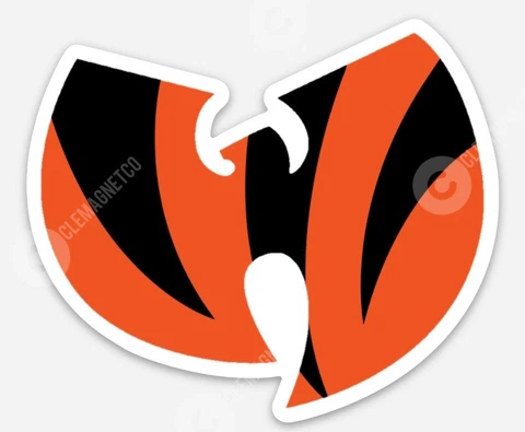 Cincinnati Bengals Wutang MAGNET - NFL Ohio Who Dey Burrow Premium Vinyl Cover